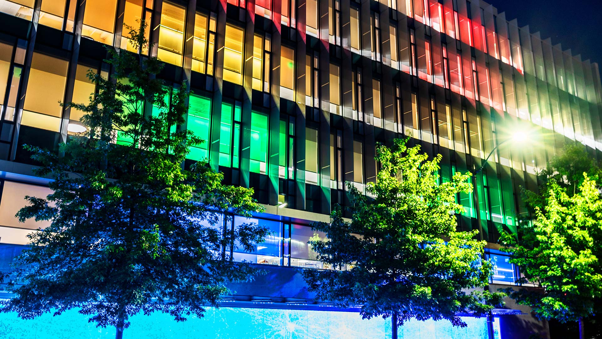 http://Allen%20Institute%20HQ%20lit%20up%20to%20celebrate%20Pride.