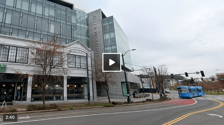 Entrance of Allen Institute on Westlake Avenue